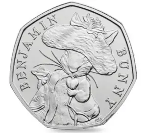 Benjamin-Bunny-50p-Coin