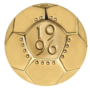 The 1996 Football £2 coin design