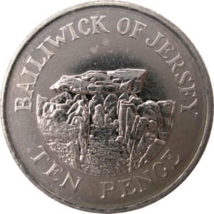 Bailiwick of jersey 10 pence coin