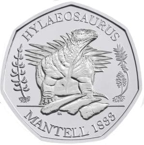 Hylaeosaurus 50p coin