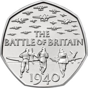 Battle of Britain 50p Coin Design