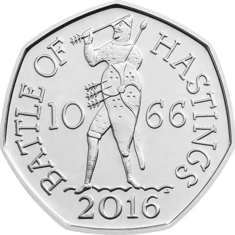 The Battle of Hastings 50p Coin