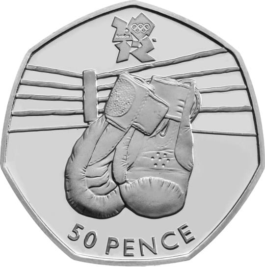 The Boxing Olympic 50p Coin