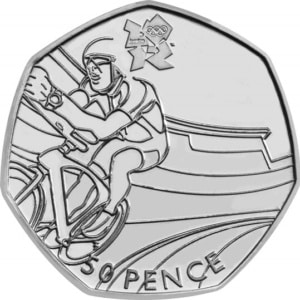 The Cycling Olympic 50p Coin
