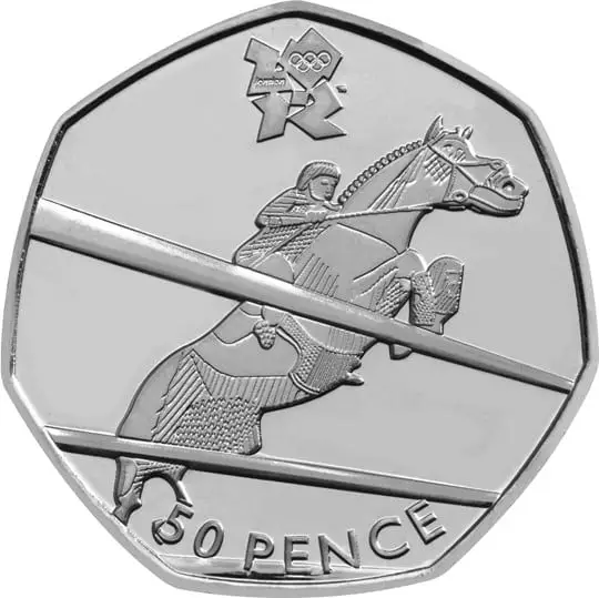 The Equestrian Olympic 50p Coin
