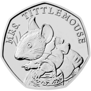 The Mrs Tittlemouse 50p Coin