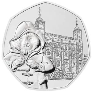 Paddington at the tower 50p coin