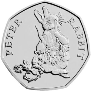 The Peter Rabbit 2018 50p Coin