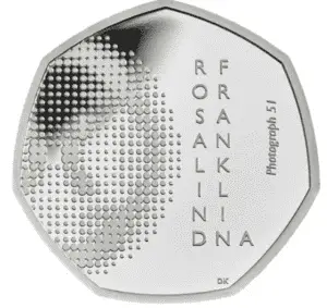 The Rosalind Franklin 50p Coin Design