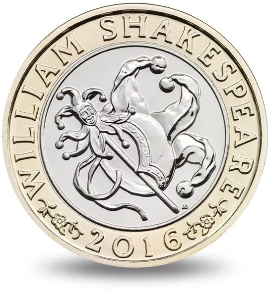 The Shakespeare Comedies £2 Coin