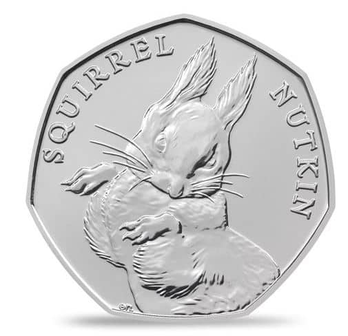 Squirrel Nutkin 50p Coin