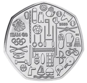 The 2020 Olympic Team Gb 50p