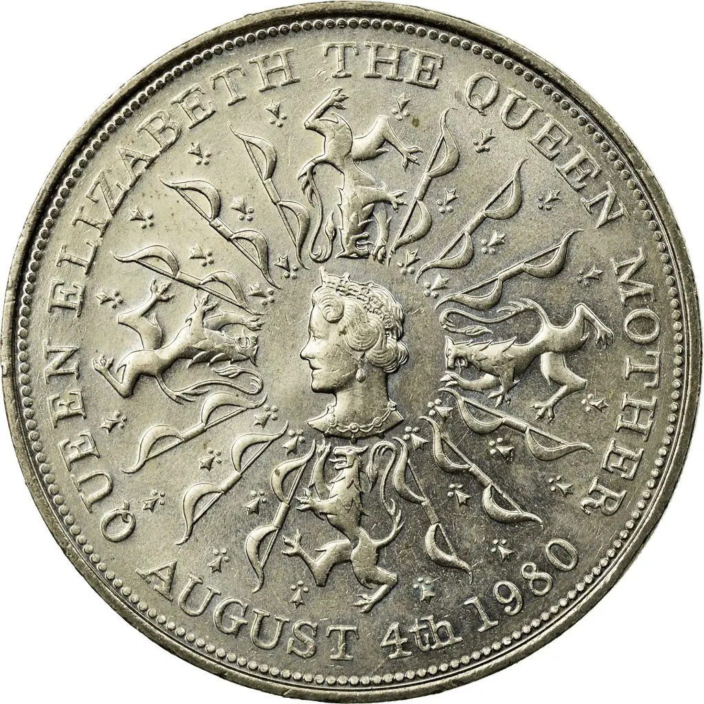 Reverse of the 1980 Queen Mother crown