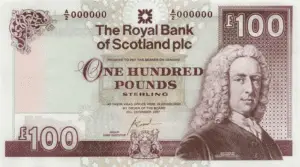 Scottish £100 note front design