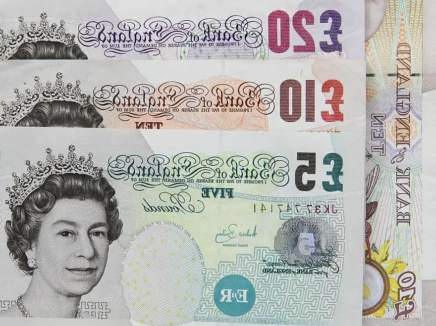 Old UK banknotes