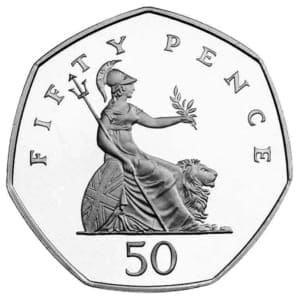 Britannia 50p Coin