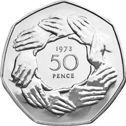 European Economic Community 50p Coin