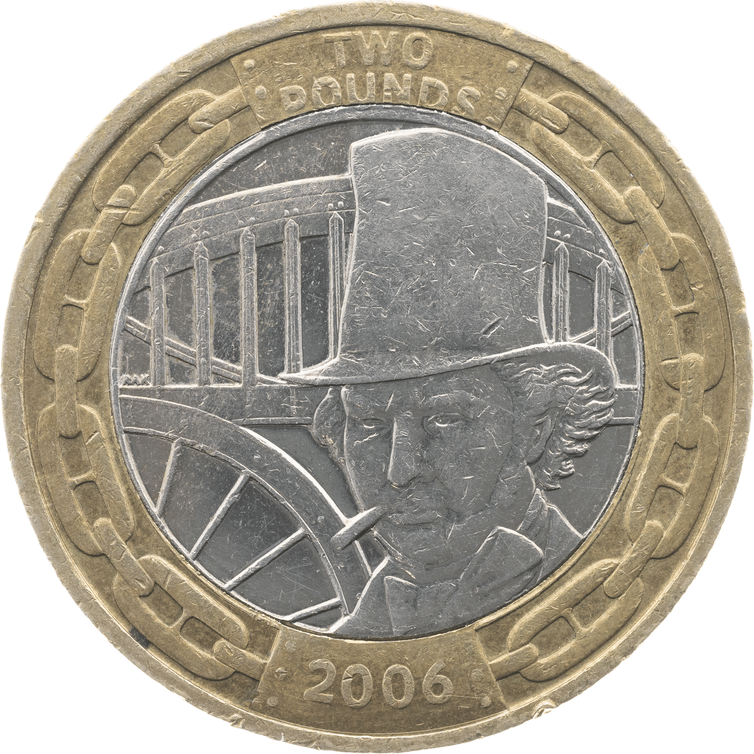 Isambard Brunel £2 Coin Engineer Design