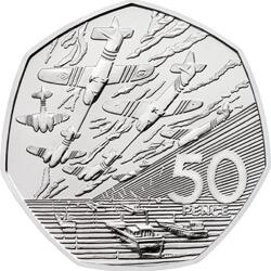 The 1994 D-Day 50p design