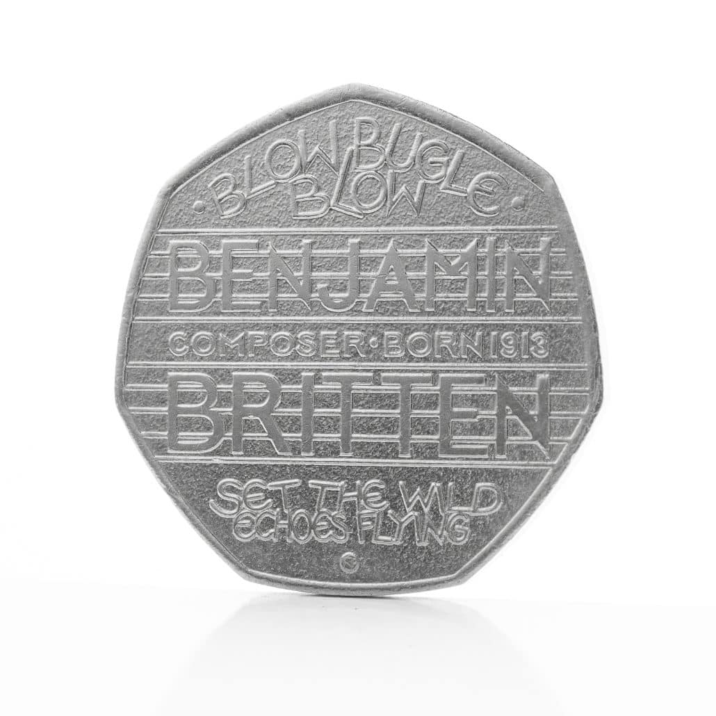 Benjamin Britten 50p