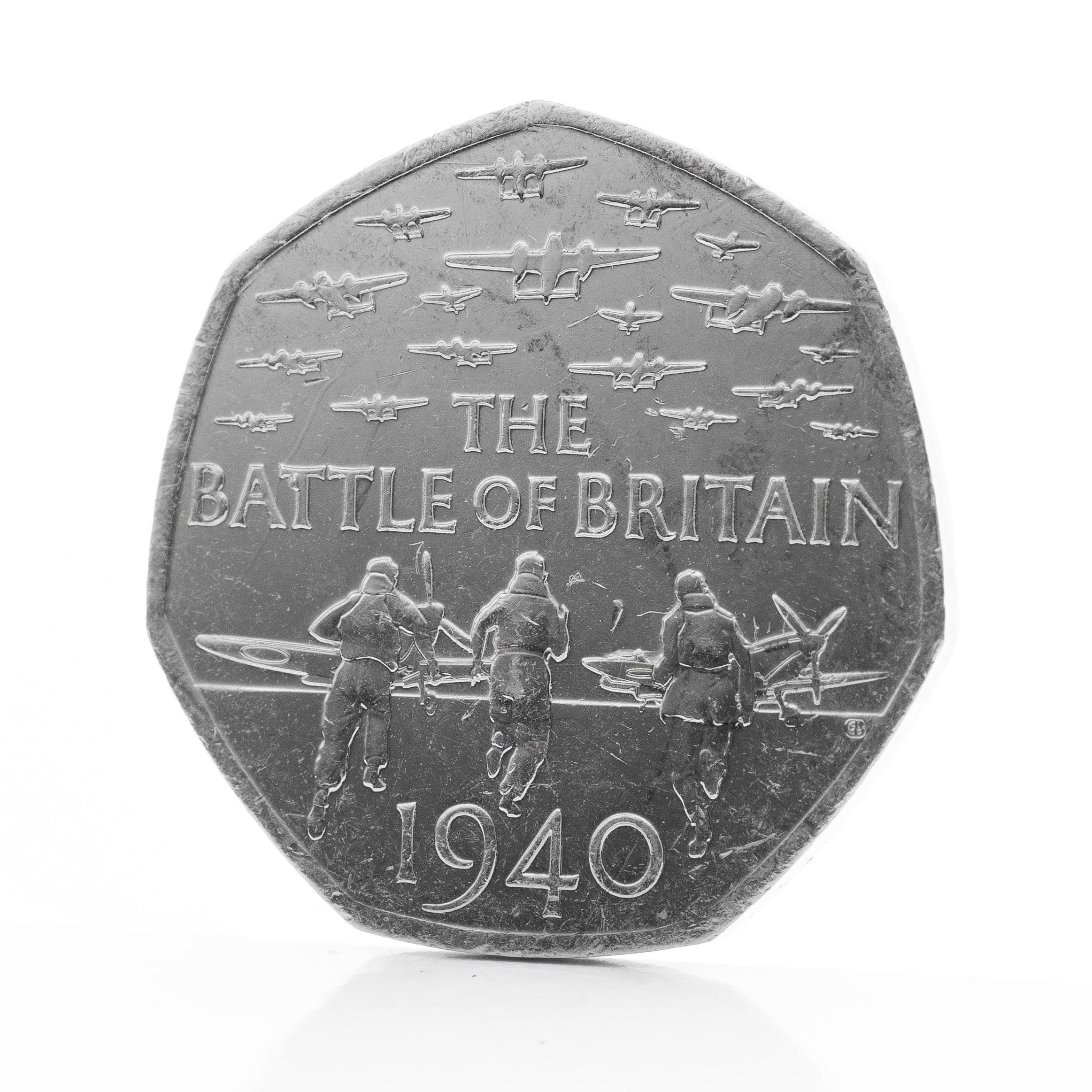 Battle of Britain 50p design