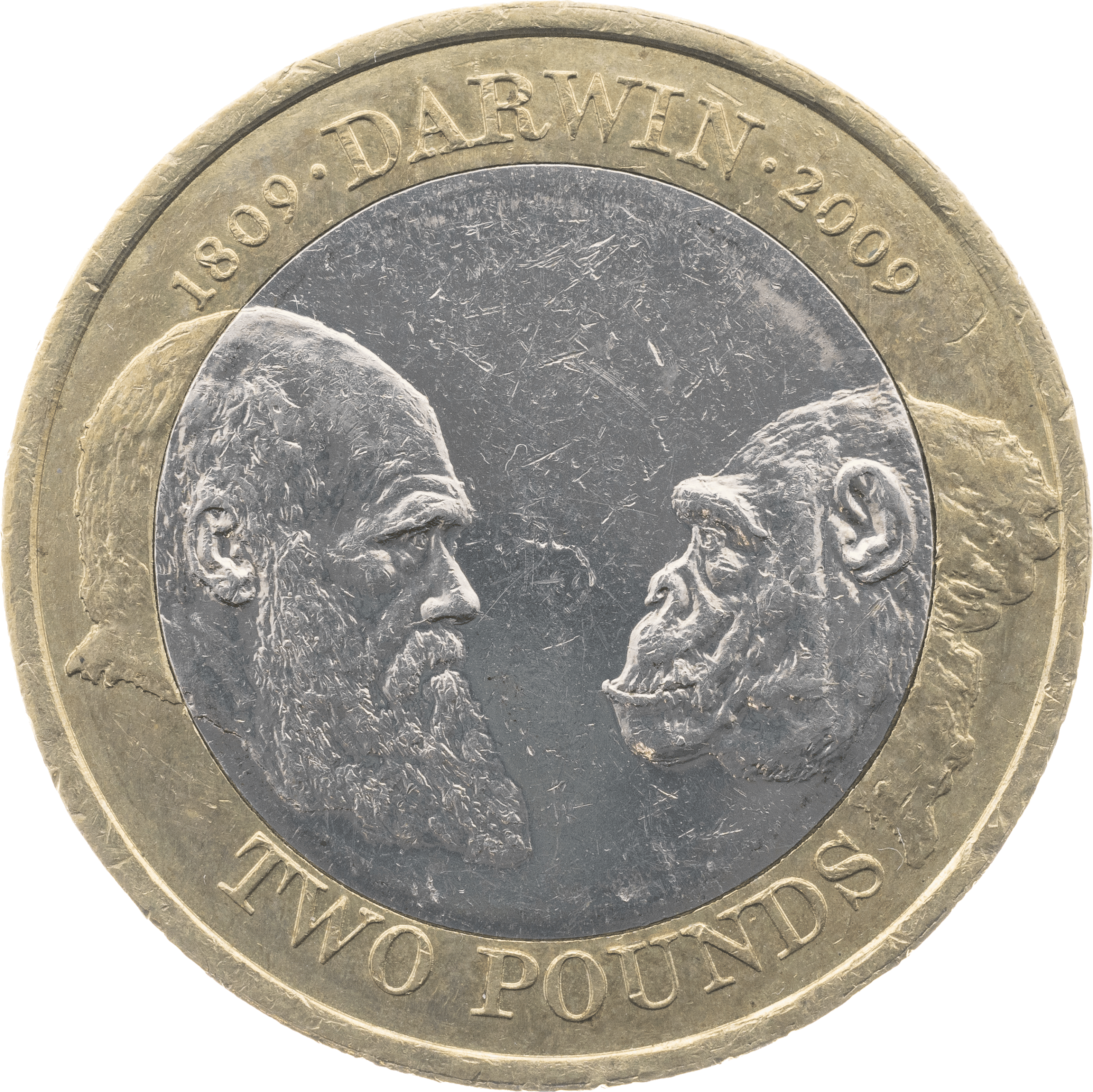 Charles Darwin £2 Coin Design