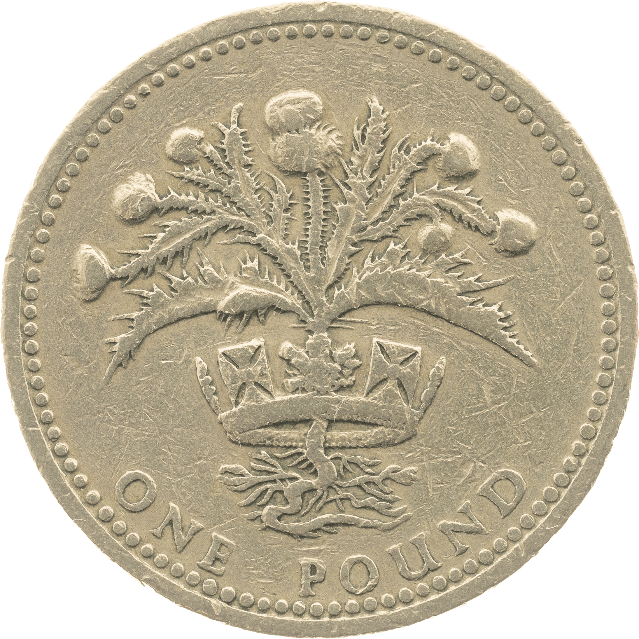 Thistle £1 Coin Design