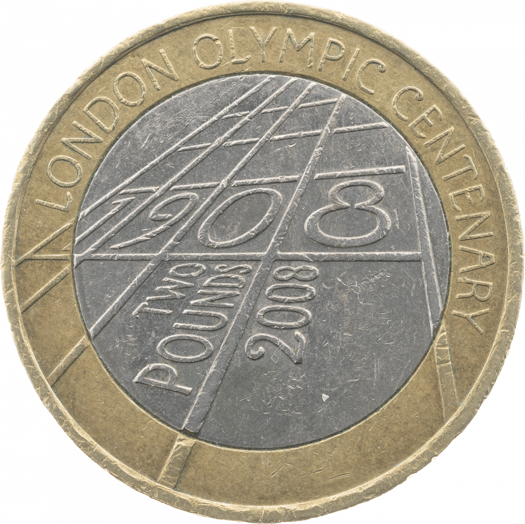 2008 London Olympic Centenary £2 Coin Design