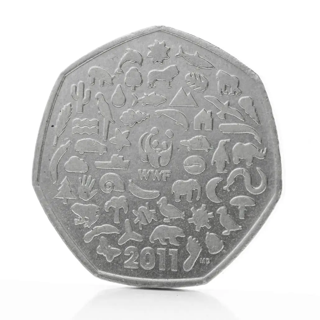 WWF 50p Coin Design