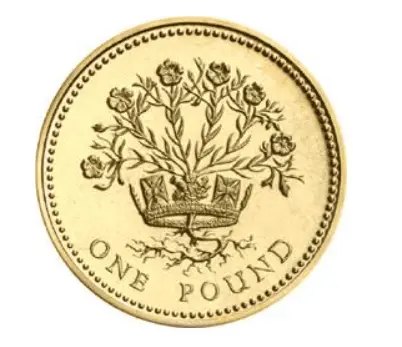 flax plant £1 coin reverse design