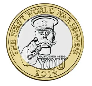 FWW Outbreak £2 Coin Design