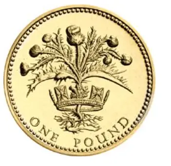 thistle £1 Coin Design