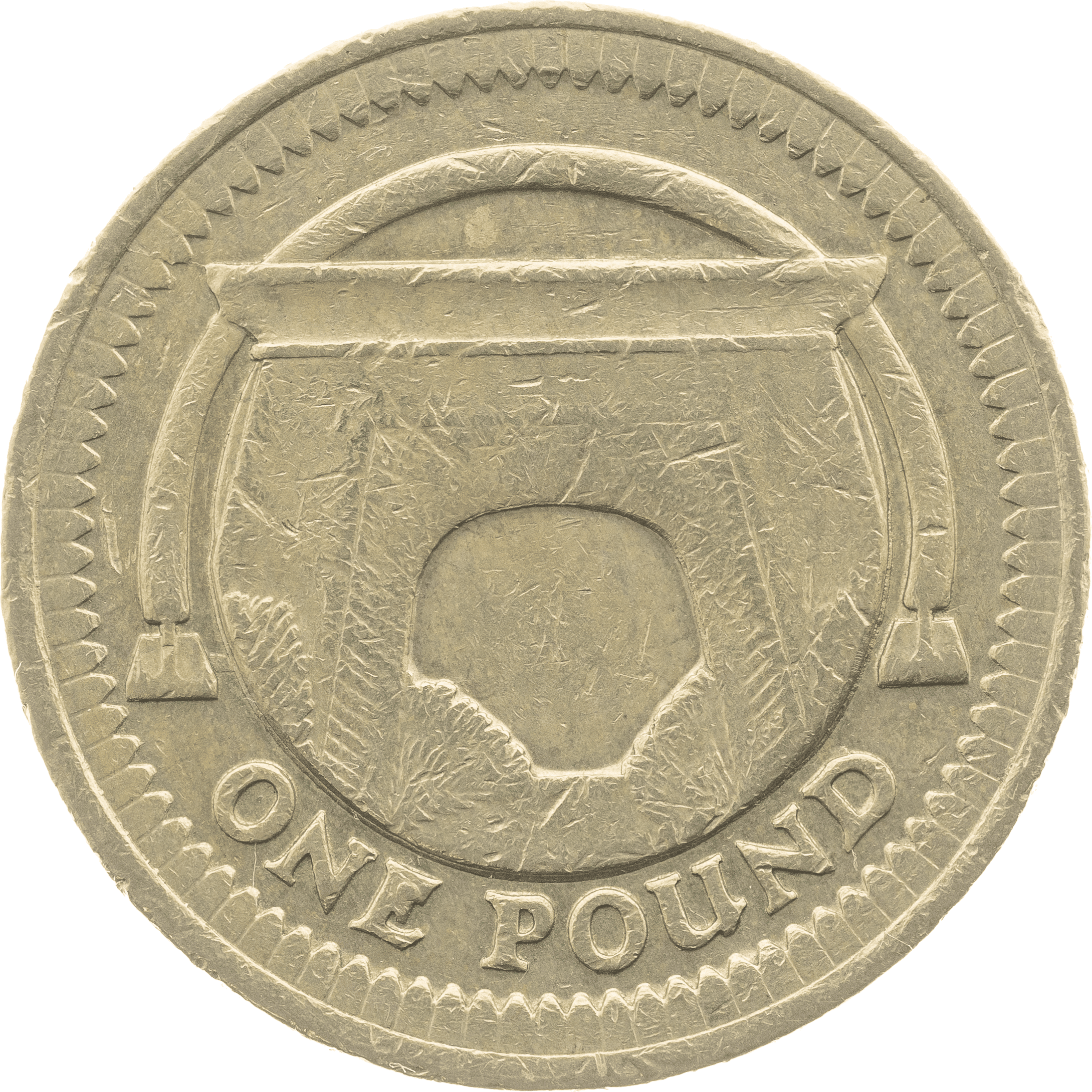 Egyptian Arch £1 Coin Design