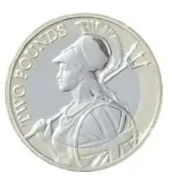Britannia 5th portrait £2 coin design