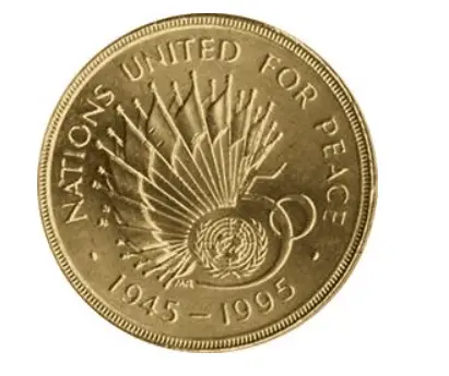 1995 United Nations £2 Coin design