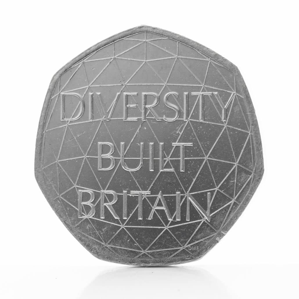 Diversity built Britain 50p