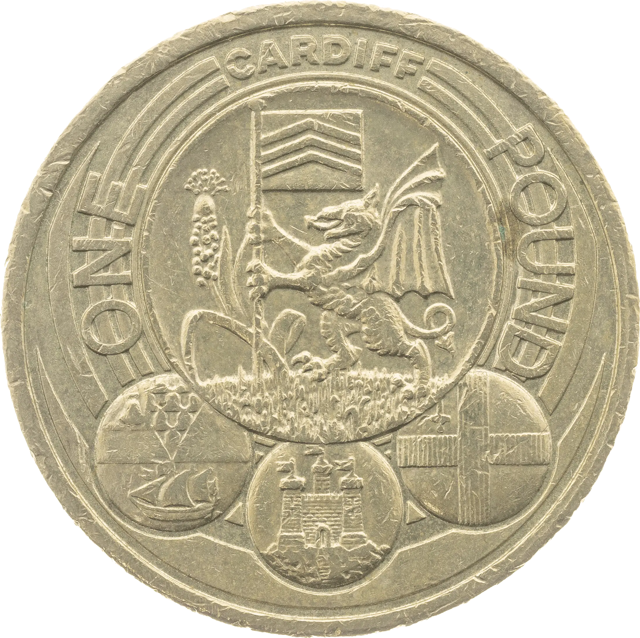 Cardiff £1 Coin Design