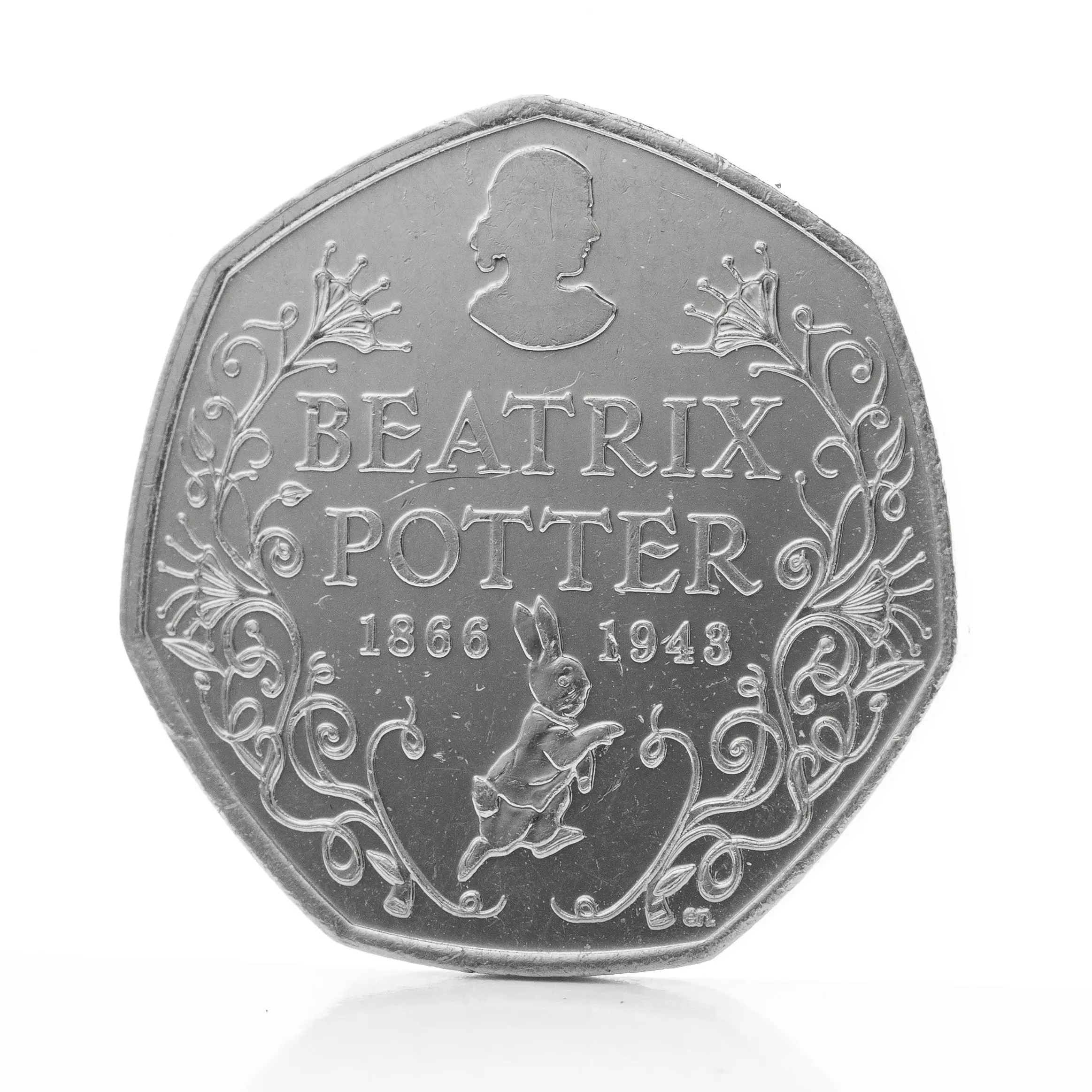 Beatrix Potter 50p Reverse Design