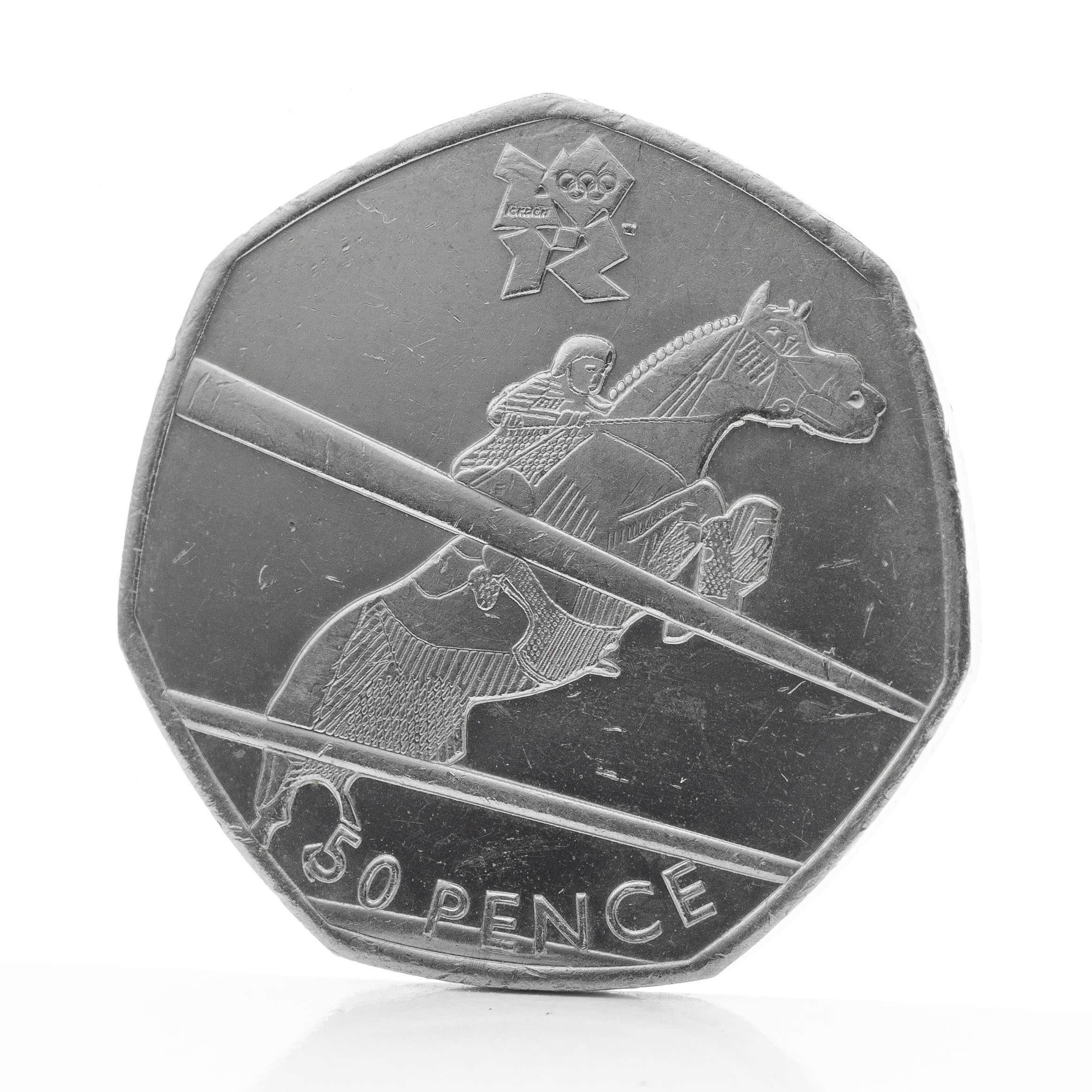 equestrian 50p coin design
