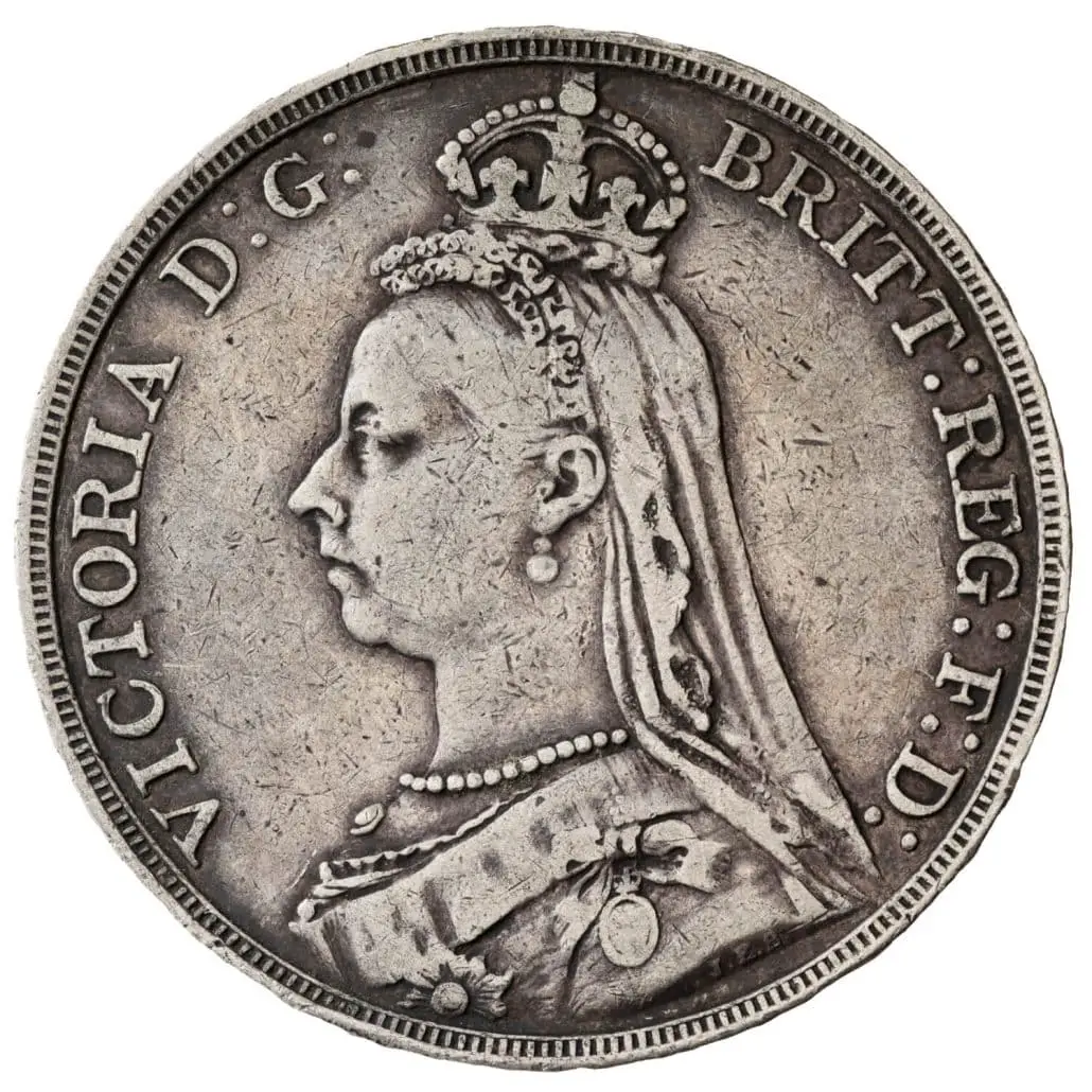 1887 Crown reverse