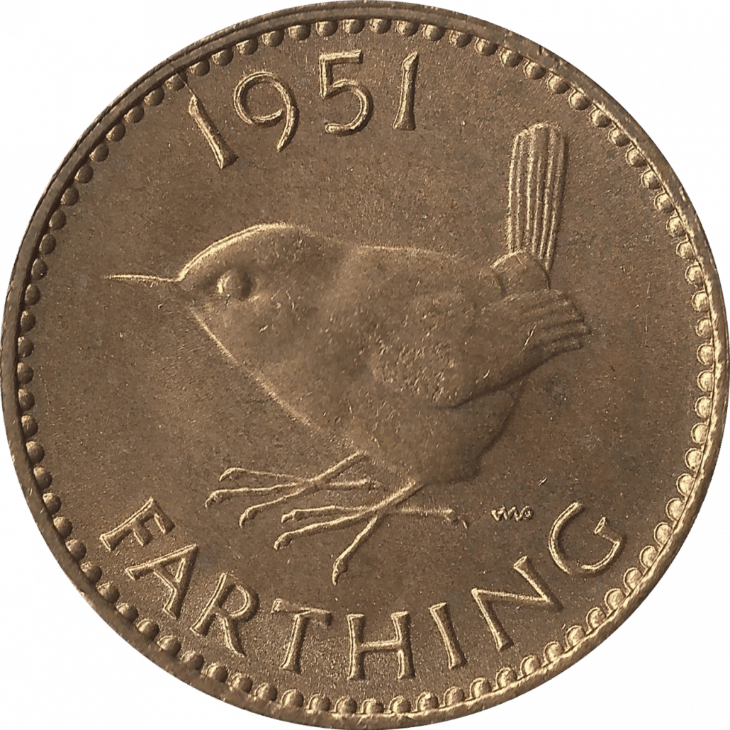 1951 Farthing Reverse Design