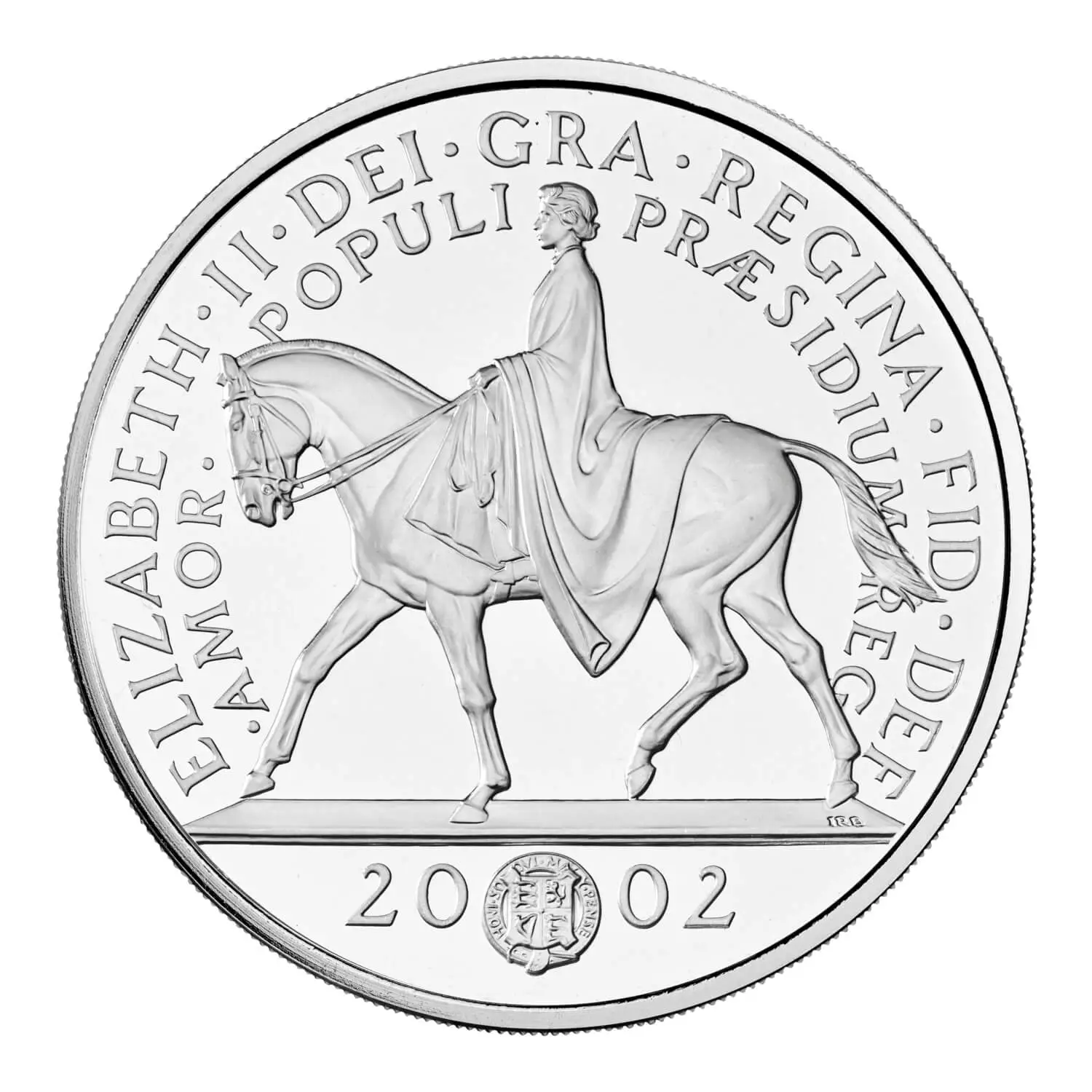 2002 Golden Jubilee £5 Coin Reverse Design