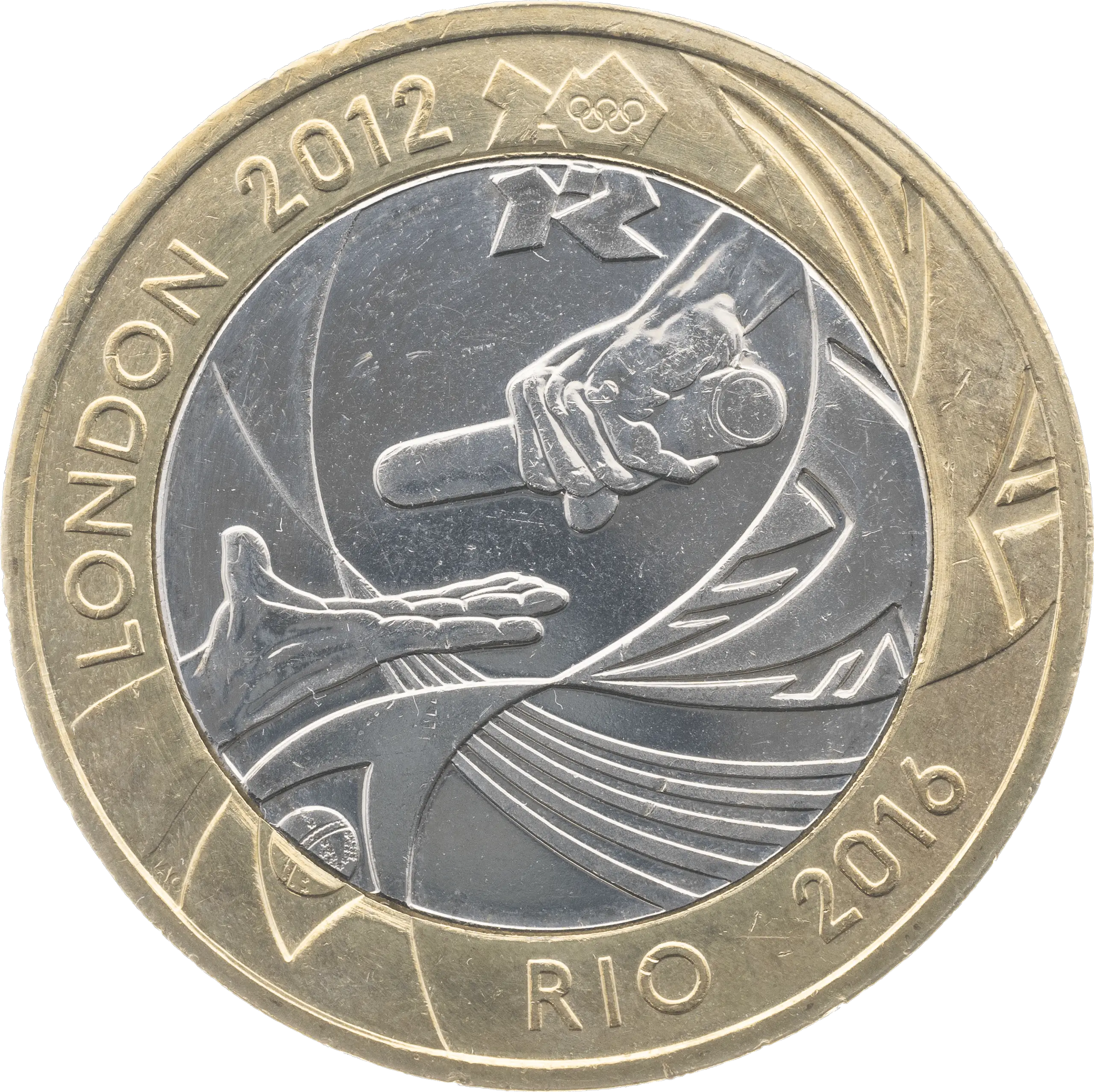 Olympic Handover to Rio £2 Coin