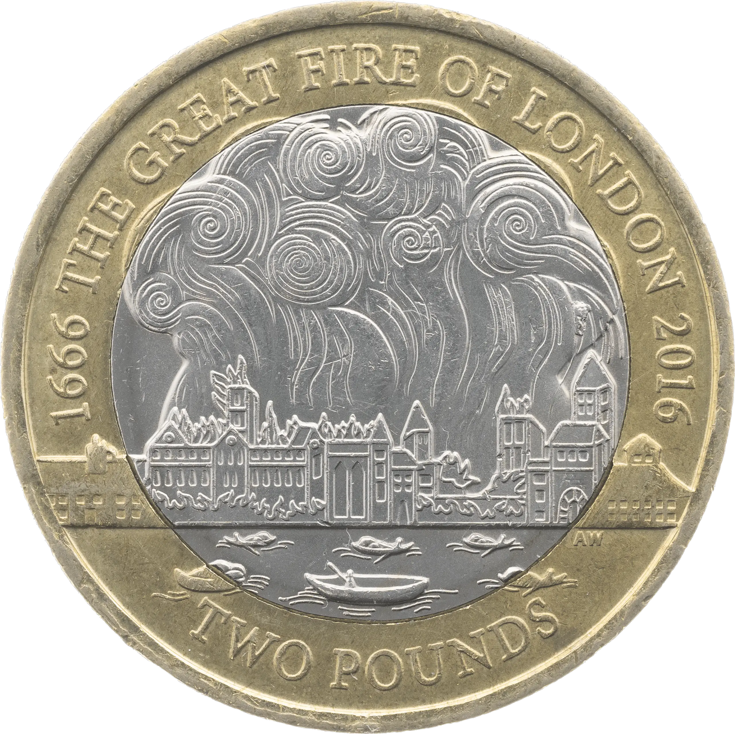 Great Fire of London £2 Coin