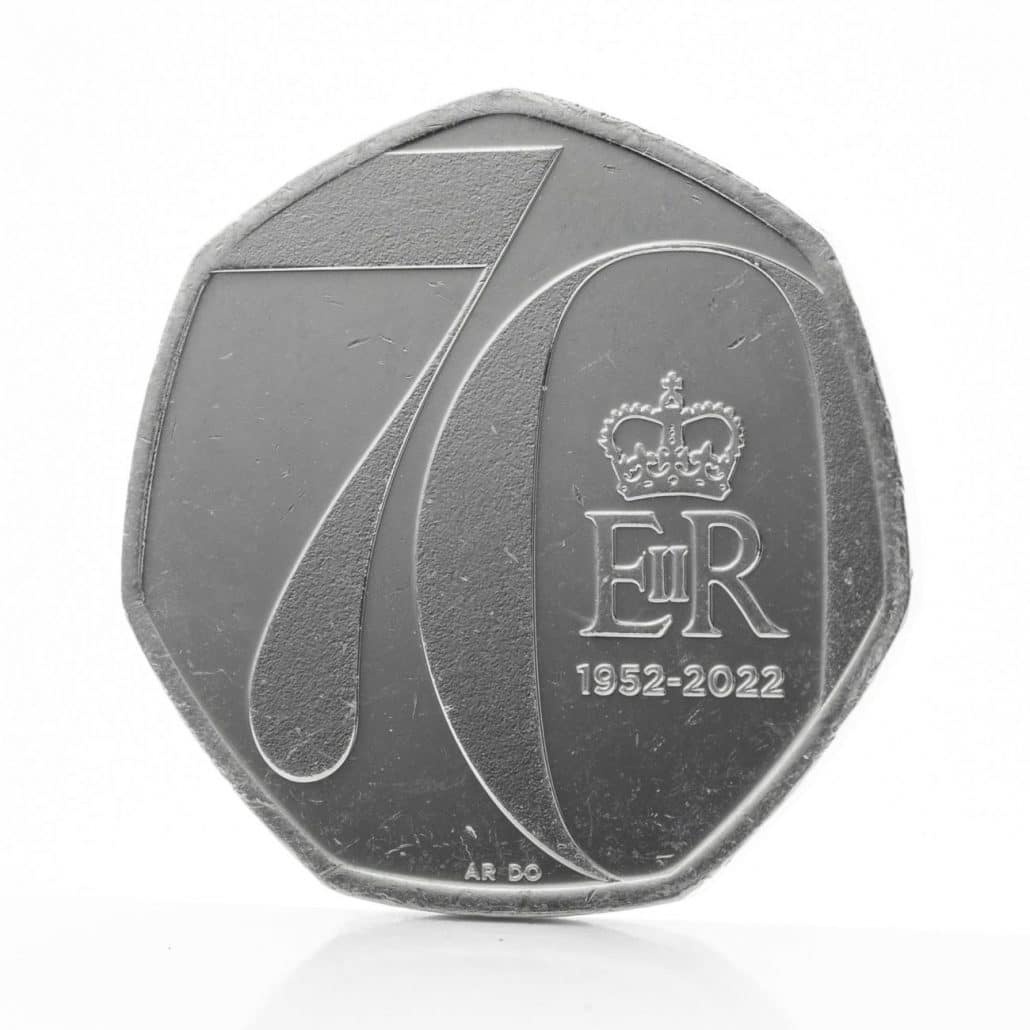 Platinum Jubilee 50p Reverse Design