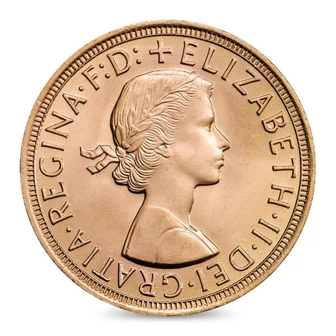 1957 Sovereign Obverse Design