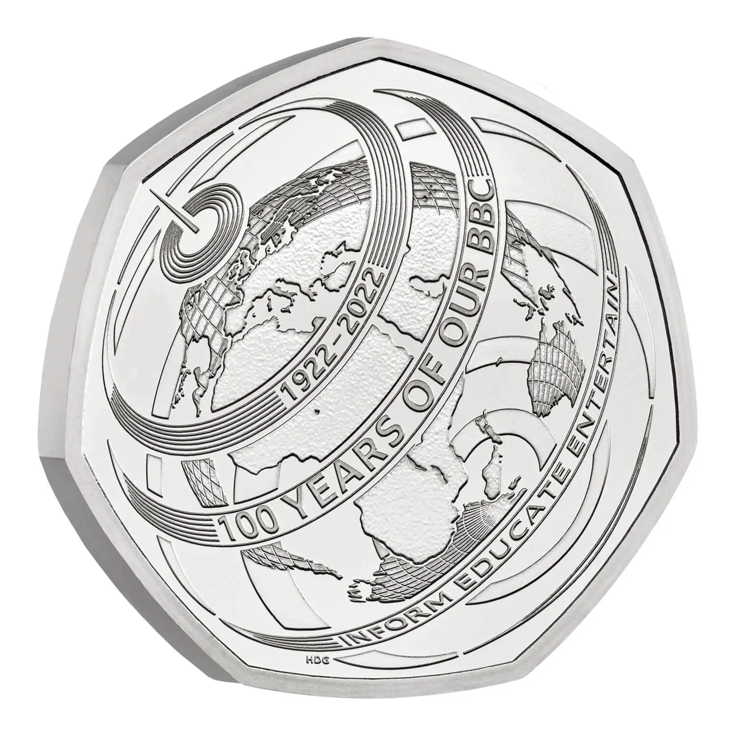 BBC 50p coin reverse