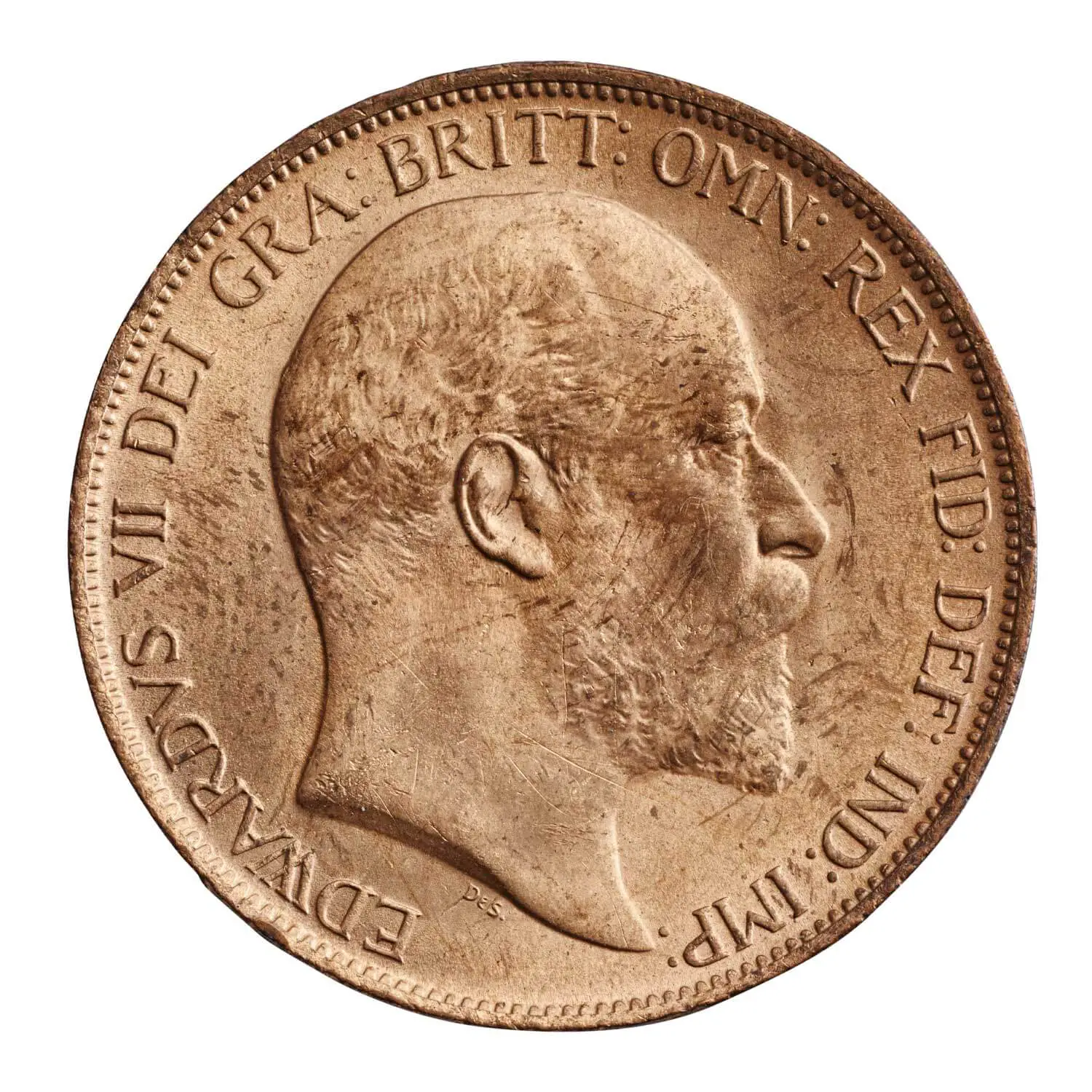 1902 Edward VII Penny obverse