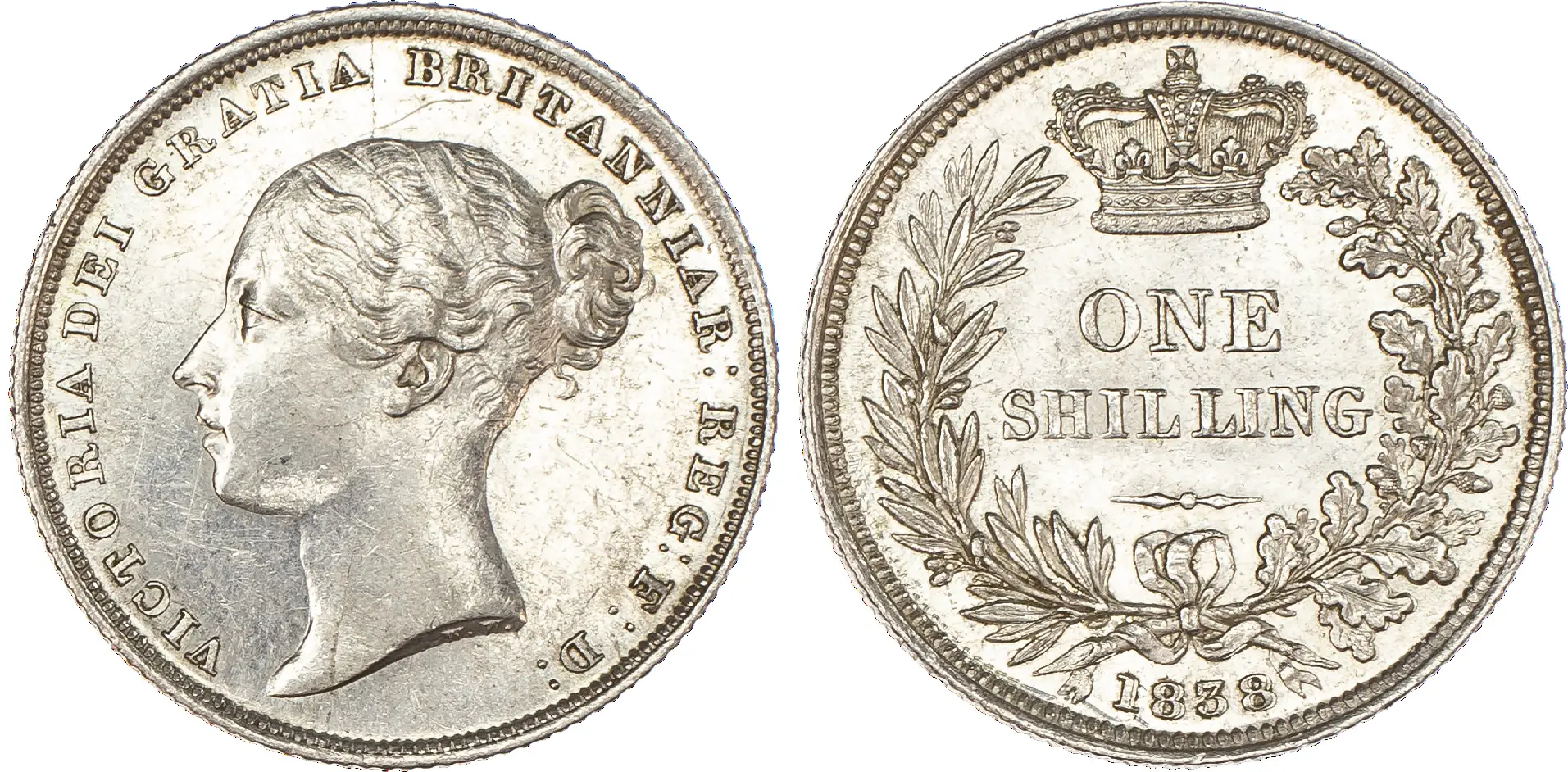 Queen Victoria one Shilling 1838