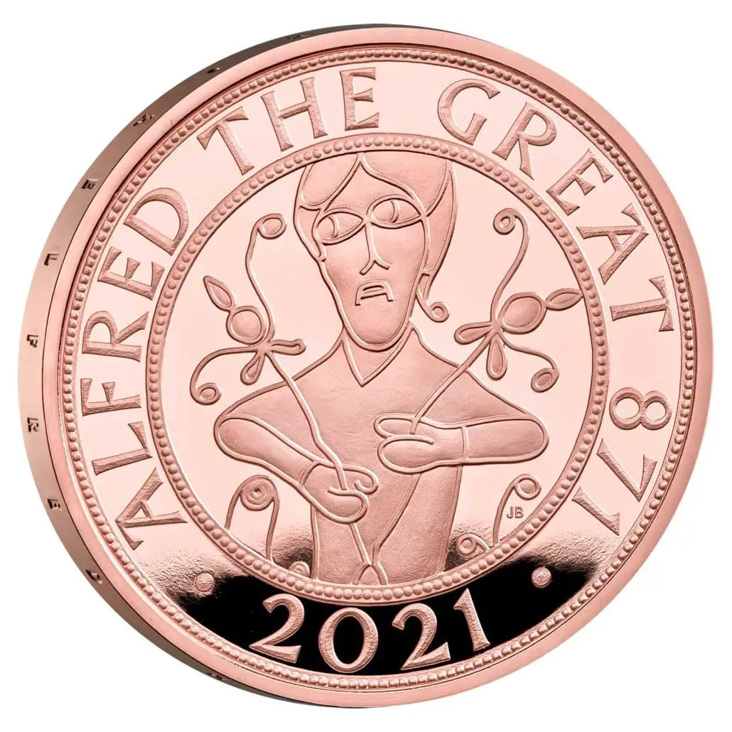 Alfred the Great 2021 UK £5 Gold Proof Coin
Limited Edition reverse